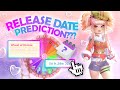 PHASE 7 & GLITTERFROST ❄ UPDATE Release DATE Prediction?! 🏰 Royale High Winter Update.