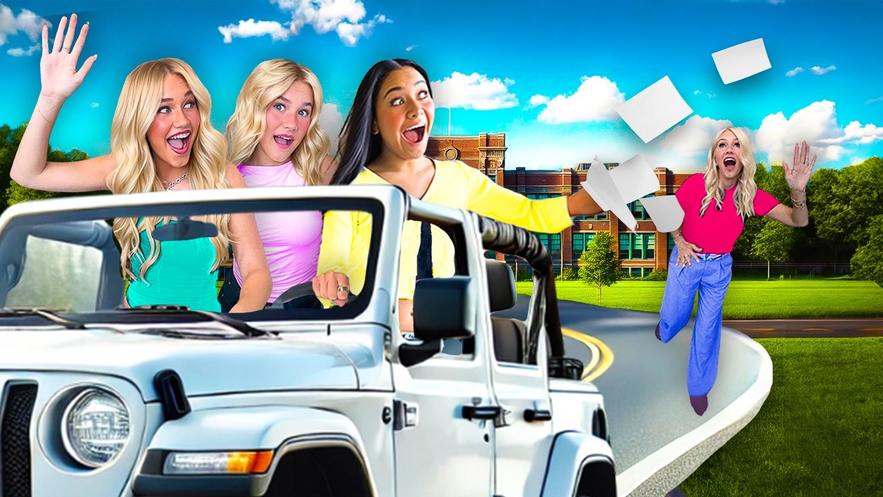 SNEAKING OUT ON THE LAST DAY OF SCHOOL! *we got caught!*