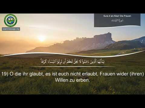 Quran Surah 4 An-Nisa (German translation)
