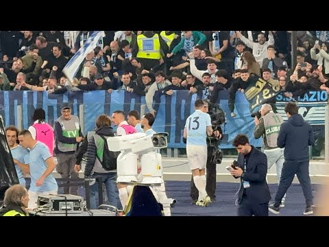 GOL di ROMAGNOLI 🩵 SOTTO LA NORD! ⚽️ LAZIO ROMA 1-1