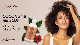 Shea Moisture Coconut & Hibiscus Curl & Style Milk - 8oz