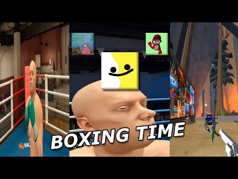 HE ALMOST GOT KNOCKED OUT IN VR...