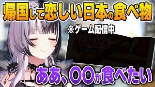 帰国して早々とある日本の食べ物が恋しくなるシオリ【英語解説】【日英両字幕】