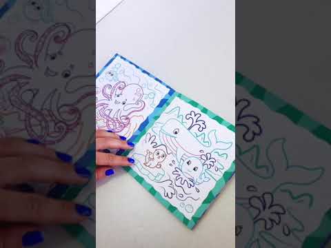 Миниатюра изображения товара Раскраска Malamalama Акварельное настроение. Коралловый риф с красками