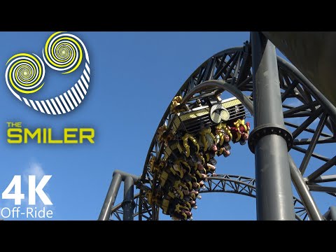 The Smiler - 4K UHD Off-Ride - Alton Towers - Gerstlauer Infinity Coaster - Cinematic
