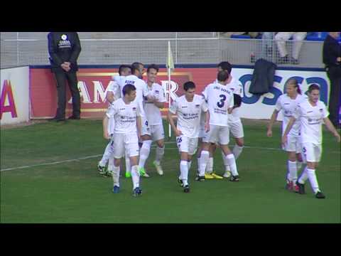 La Liga | Gol de Azkorra (0-1) en el SD Huesca - CD Guadalajara | 18-11-2012 | J14