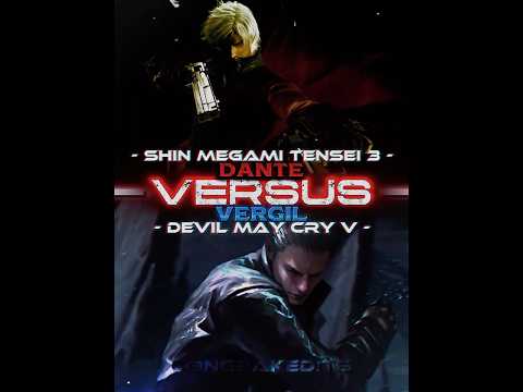 (Old take) SMT Dante #vs Vergil | #Battle #wis #shorts #shinmegamitensei #dmc #dante #vergil