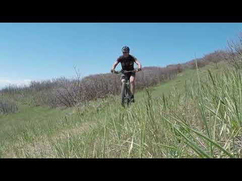 Tour!  Up one side       of the Crop Circles and down Sumac Hollow