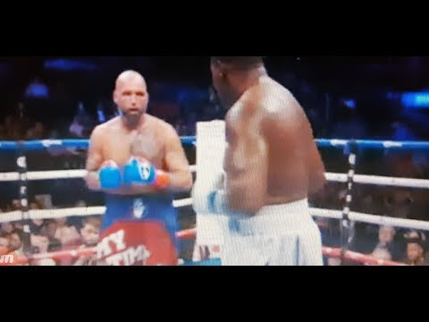 LUIS ORTIZ VS TRAVIS KAUFFMAN - 6th Round KNOCKDOWN!!! #WILDERFURY