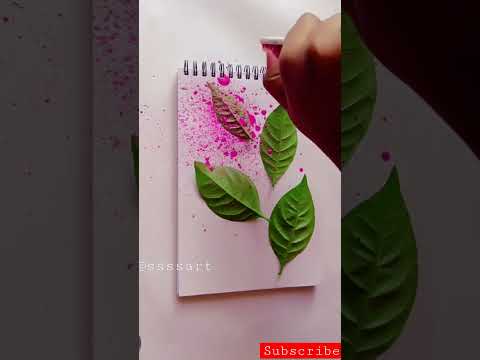 Spray painting with toothbrush 💖🌈//what's your favourite colour#satisfying#viral#shorts#art