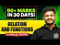 Relation And Functions Class 11 One Shot NCERT Full Revision Maths Chapter 2 Fateh 2026
