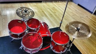 Video thumbnail for Evans Red Hydraulic Drum Head Review by Drummers guide to gear