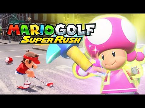 Mario Golf Super Rush - Full New Donk City Course Gameplay (Amateur Layout)