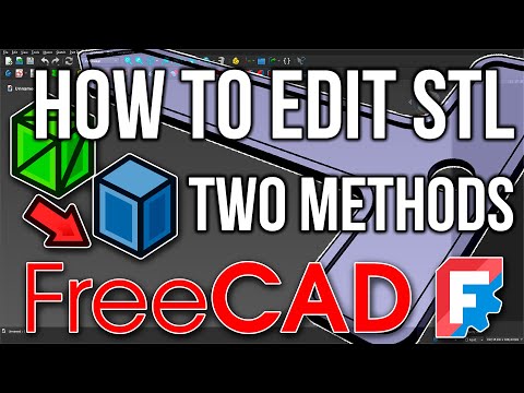 FreeCAD - How to Edit STL