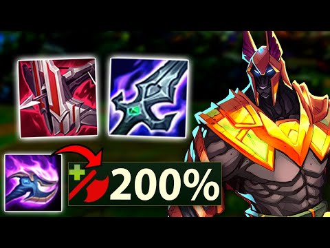 Bronze 4 viewer tells me Full Life Steal Nasus heals to 100% Health in 1 bonk.. so I tried it