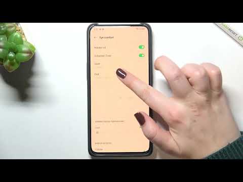How to Activate Eye Comfort Mode on OPPO Reno 10X Zoom - Enable Blue Light Filter