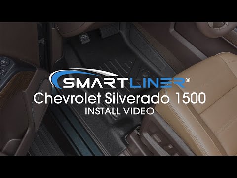 SMARTLINER Floor Mats for Crew Cab 2014-2018 Silverado / Sierra 1500 - 2015-2019 2500/3500 HD