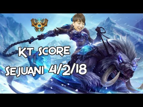 KT Score Sejuani vs Rek'Sai - Patch 7.17 Jungle Korean Challenger Stream