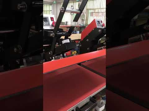 Manual heat press auto open heat transfer machine #sublimation #machine #heatpress #factory