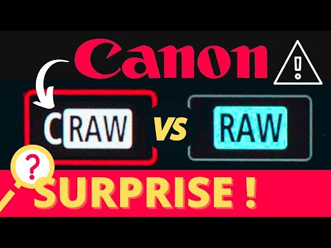 Canon CRaw vs RAW Comparison: Will You See the Differences?