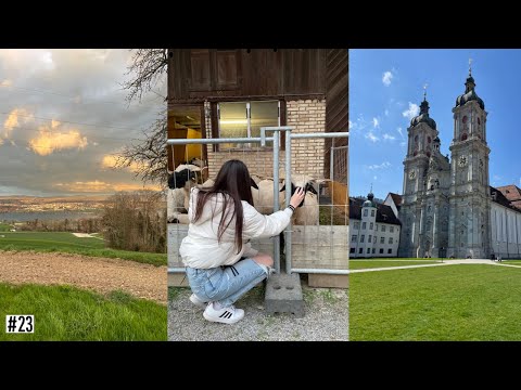 VLOG 23/ ROADTRIP- ŠVÝCARSKO Zurich,St.Gallen,vyhlídka,Bio farma 1.část