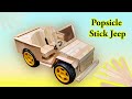 How To Make A Jeep Ice Cream Stick Jeep Making Popsicle Stick Jeep