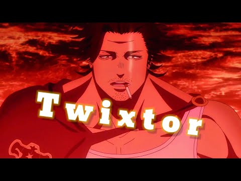 The Best Yami Sukehiro Twixtor 4k Clips (Black Clover) 🍀