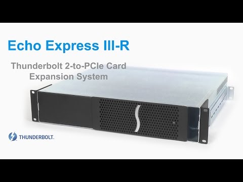 Sonnet Echo Express III-R Thunderbolt 2-to-PCIe Card Expansion Chassis Product Overview