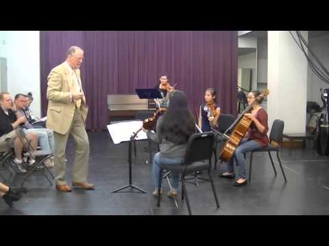David Holland Masterclass 2 - 2013 Fischoff National Chamber Music Competition