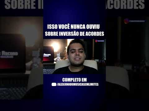 ISSO VOCÊ NUNCA OUVIU SOBRE INVERSÃO DE ACORDES NO TECLADO #shorts