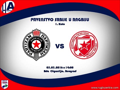 Rugby Club Partizan (3) vs Rugby Club Crvena Zvezda (16)