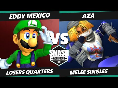 SWT CA RF Losers Quarters - Eddy Mexico (Luigi) Vs. Aza (Sheik) SSBM Melee Tournament