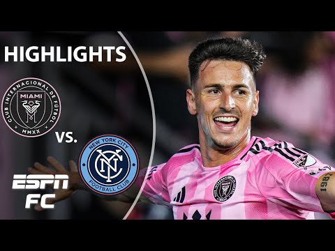 HAT TRICK ALERT 🔥 Inter Miami vs. NYCFC | MLS Playoff Highlights | ESPN FC