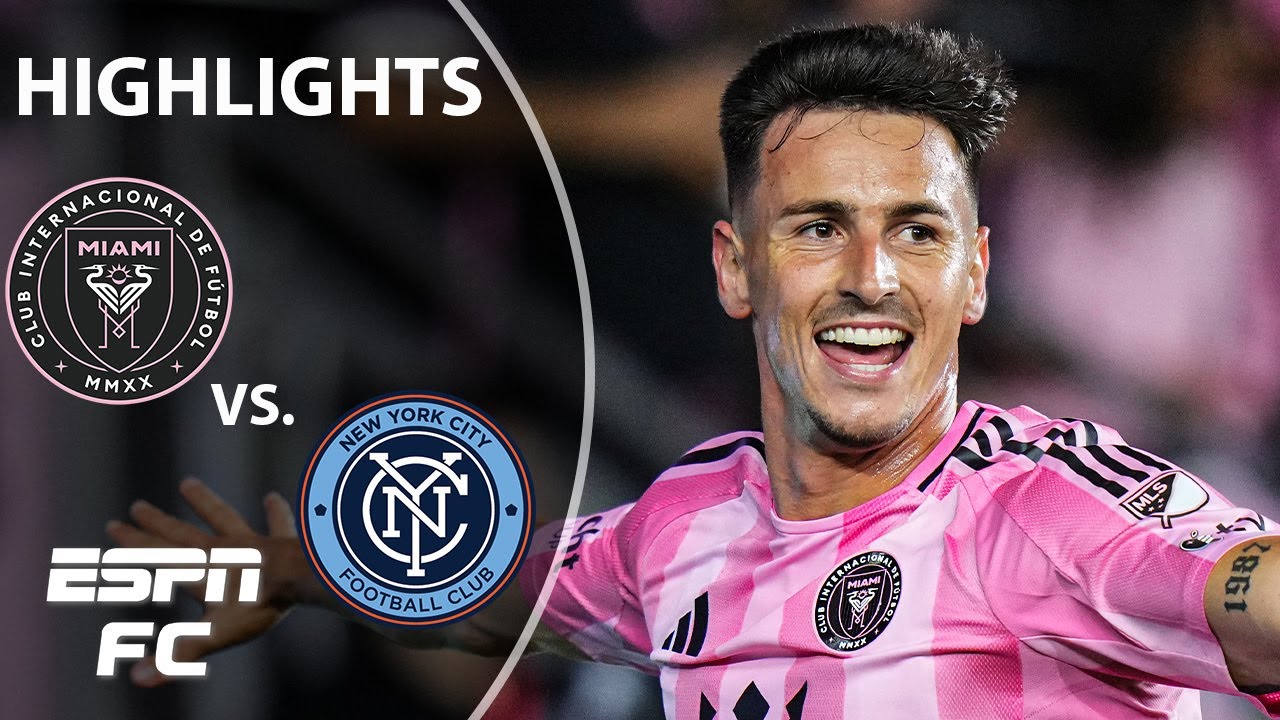 Tadeo Allende HAT TRICK 🔥 Inter Miami vs. NYCFC | MLS Playoff Highlights | ESPN FC