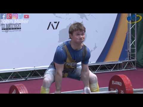 Eddie Berglund - 1st Place 677.5kg Total - 66kg Class 2019 EPF Classic Open