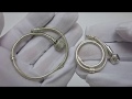 Видеообзор Серебряный браслет "Pandora" 39цф
