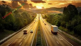 A25 Estradas de Portugal. Caminho para cidade da Guarda. Próximo a Espanha.