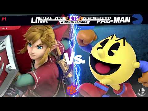Clocktower Smash 76 - Winners - MayanRyan (Mario, Link) vs. needsaltforfries (Pac-Man) - SSBU