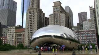 CHICAGOS BEAN (CLOUD GATE) GETS WET * TIME-LAPSE V