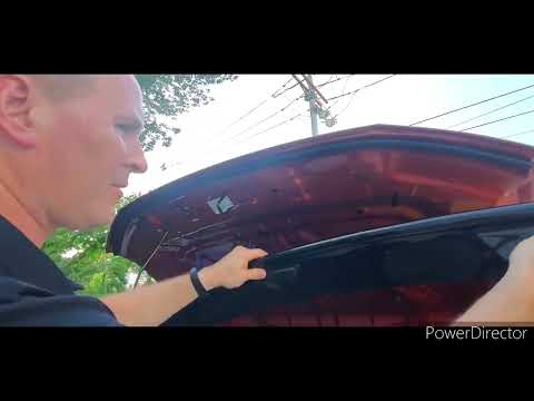 Ford Maverick Truck- AVS Bugflector II bug deflector install. and how to make it fit...