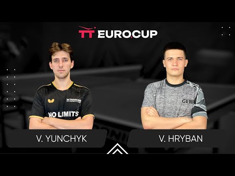 09:30 Valentyn Yunchyk - Vadym Hryban 17.10.2024  TT Euro.Cup Ukraine Elite. TABLE 3