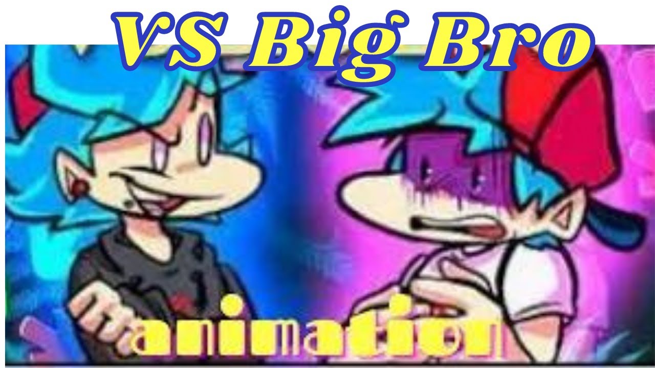 Friday Night Funkin' - VS Big Brother FULL WEEK + Cutscenes & Ending (meeting big brother)