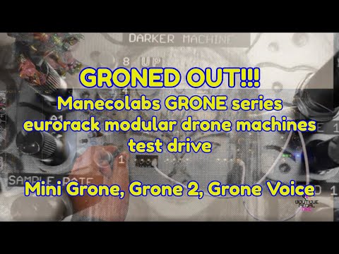 Maneco Labs MINI GRONE DRONE SYNTH (eurorack) (BPNYC) image 7