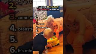 Ranking The Top 6 Cutest Kids Sliding Moments