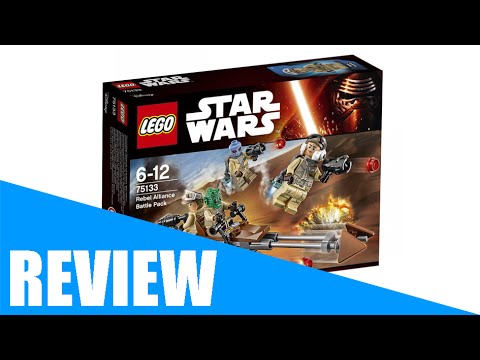 Vidéo LEGO Star Wars 75133 : Pack de combat de l'Alliance Rebelle