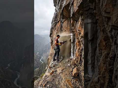 🤯 Transforming Mountain 🏔️ Cave Into a Hot Bedroom #diybuild #survival #bunker #diy #mountain