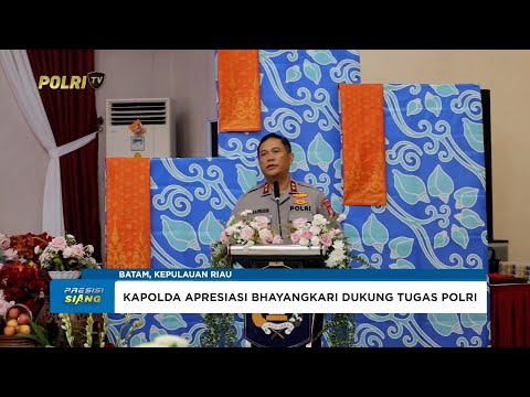 POLDA KEPRI GELAR HARI PUNCAK HKGB KE-73 DAN TATAP MUKA IBU ASUH POLWAN