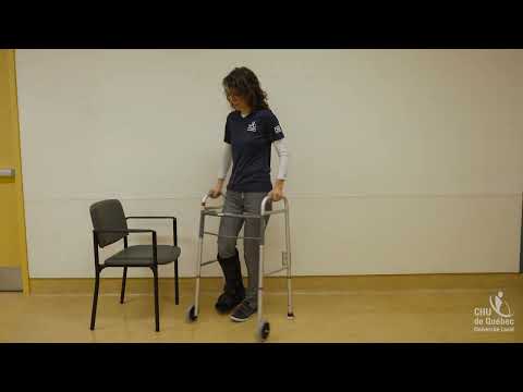 Marche vers chaise (marchette)