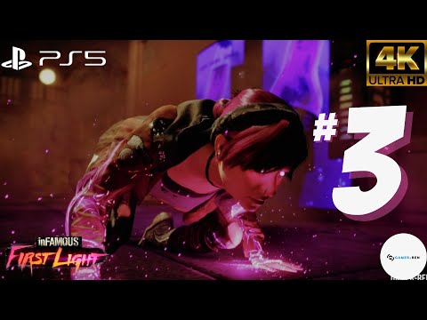 inFAMOUS: First Light Walkthrough Part 3 [PS5 4K Ultra HD] [No Commentary]