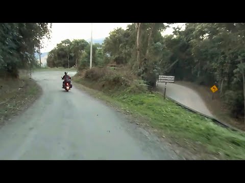 Descendo a serra da Bocaina em São Paulo